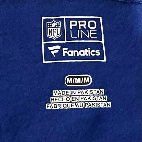 Men’s Medium NY Giants Full Zip Hoodie Like New - Picture 3 of 4